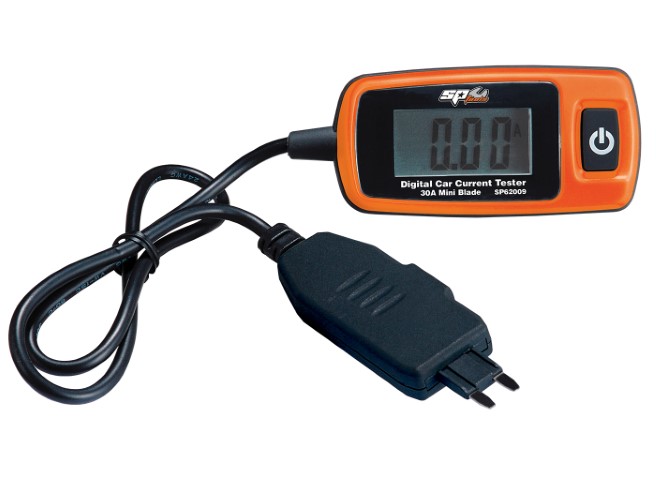 SP - DIGITAL CAR CURRENT TESTER 30A MAX-BLADE 